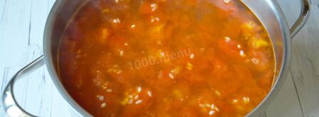суп харчо классический с рисом. Шаг 10