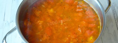 суп харчо классический с рисом. Шаг 11