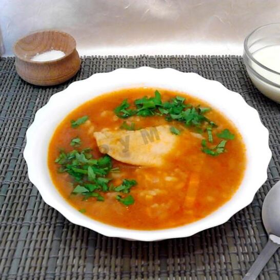 Рецепт супа харчо с картошкой рисом и курицей