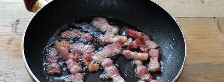 гороховый суп-пюре с варено-копченой грудинкой. Шаг 9