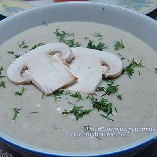 Рецепт картофельного супа-пюре с грибами