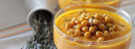 морковный суп-пюре с хрустящим нутом. Шаг 4