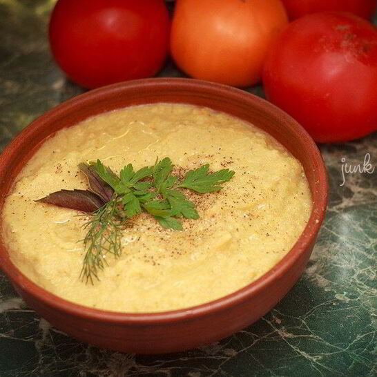 Рецепт постного супа-пюре с цветной капустой