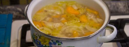 суп пюре из белокочаной капусты. Шаг 7