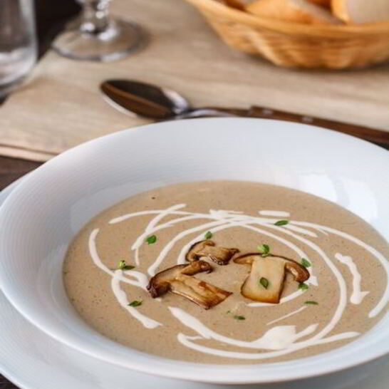 Рецепт супа-пюре из белых грибов