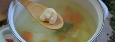 суп-пюре из брокколи и цветной капусты. Шаг 5