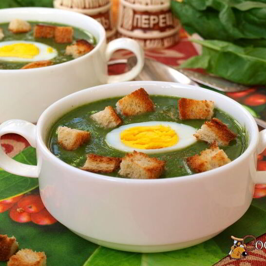 Рецепт супа-пюре из шпината