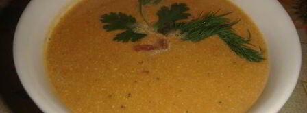 суп-пюре из тыквы и морепродуктов. Шаг 8