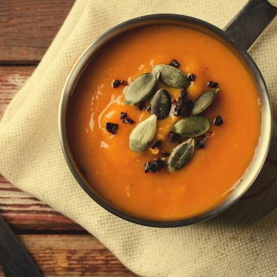 Рецепт супа-пюре из тыквы и моркови