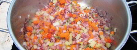 суп-пюре из тыквы по-итальянски. Шаг 4