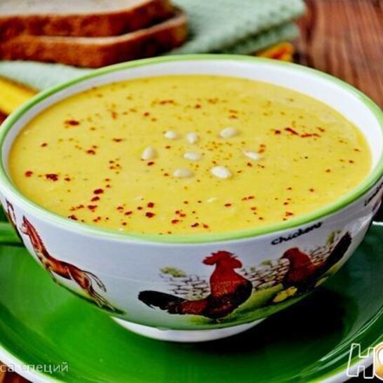 Рецепт супа-пюре из тыквы с тахиной