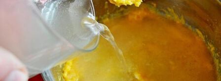 суп-пюре из тыквы с тахиной. Шаг 4