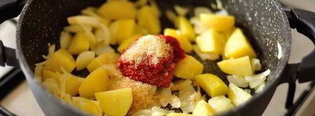 суп-пюре из запеченных томатов. Шаг 3