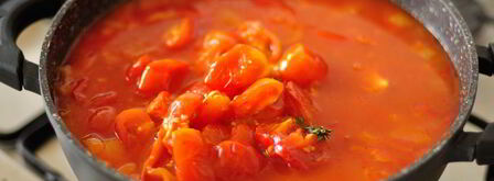 суп-пюре из запеченных томатов. Шаг 5