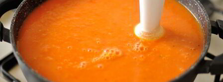 суп-пюре из запеченных томатов. Шаг 6