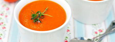 суп-пюре из запеченных томатов. Шаг 8