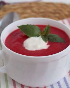 Суп-пюре со свеклой