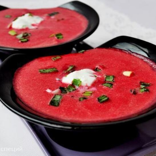 Рецепт свекольно-апельсинового суп-пюре