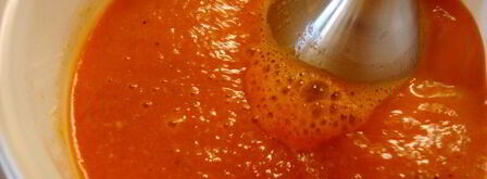 томатный суп-пюре с макарошками. Шаг 6