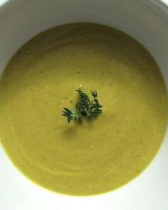 Вегетарианский суп-пюре из брокколи