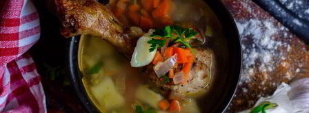 суп с картофельными клецками. Шаг 11