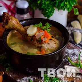 Суп с клецками