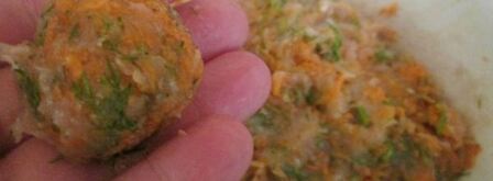 суп с молодой капустой и куриными тефтельками. Шаг 4