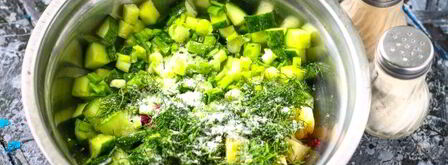 холодный свекольник с колбасой. Шаг 8