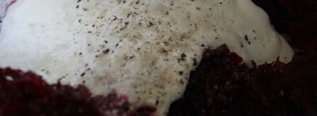 холодный свекольник с курицей на сметане и минеральной воде. Шаг 5