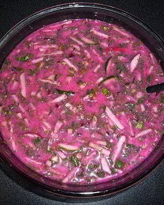 Холодный свекольник