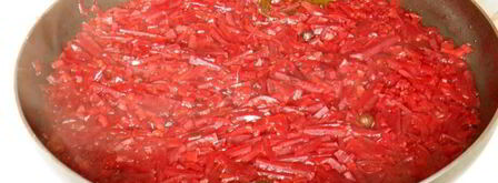 классический горячий свекольник с мясом. Шаг 8