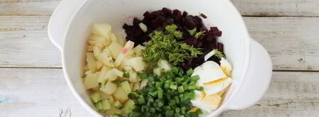 классический холодный свекольник на кефире. Шаг 8