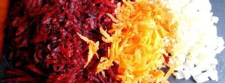 латвийский свекольник с фрикадельками. Шаг 8