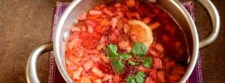 постный горячий свекольник. Шаг 9