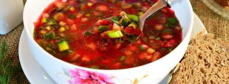 свекольник из маринованной свеклы из банки. Шаг 15