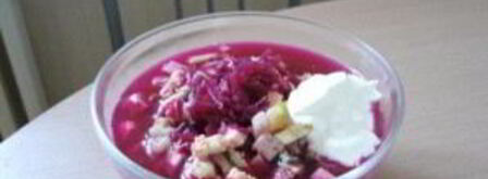 свекольник из маринованной свеклы. Шаг 8