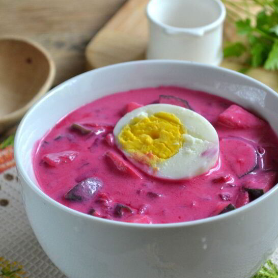 Рецепт свекольника классического холодного