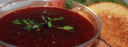 свекольник с гренками. Шаг 9