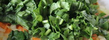 свекольный суп со щавелем и шпинатом. Шаг 5