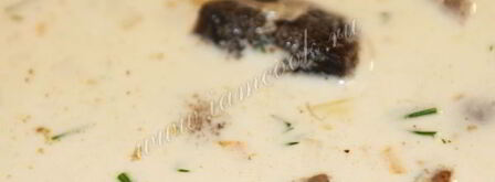 сливочно-сырный суп с грибами. Шаг 13