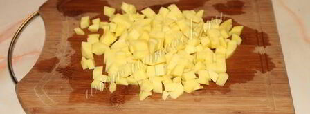 сливочно-сырный суп с грибами. Шаг 5