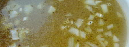 сырный суп на основе лукового. Шаг 3