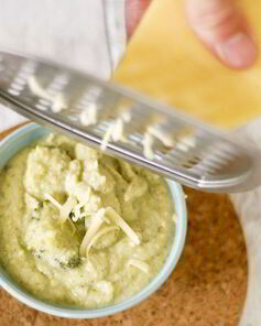 Сырный суп-пюре с брокколи