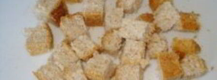 сырный суп-пюре с гренками. Шаг 3