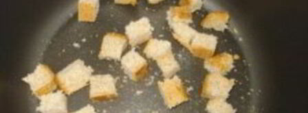 сырный суп-пюре с гренками. Шаг 4