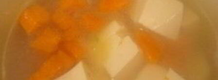 сырный суп-пюре с гренками. Шаг 6