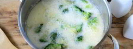 сырный суп с брокколи в булочках. Шаг 6