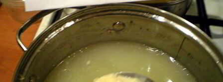 сырный суп с брюсельской капустой и клецками. Шаг 9