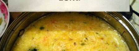 сырный суп с брюсельской капустой и клецками. Шаг 10