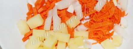 сырный суп с фрикадельками. Шаг 5